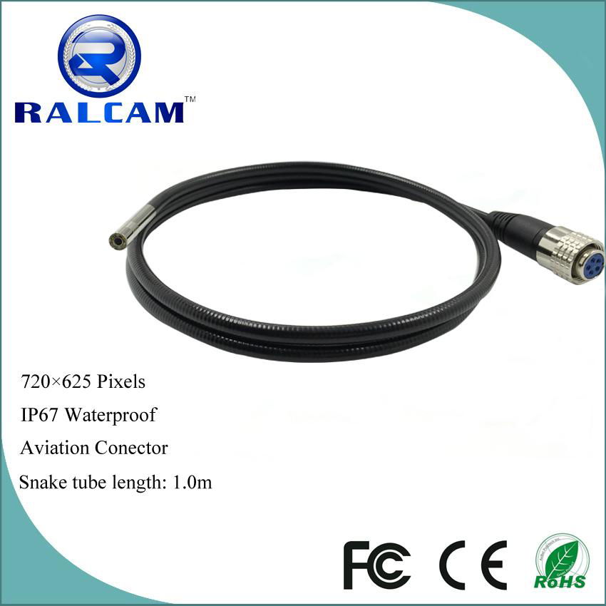 D5.5mm flexible snake tube camera for 4pin or 5pin connector dispaly screen 5