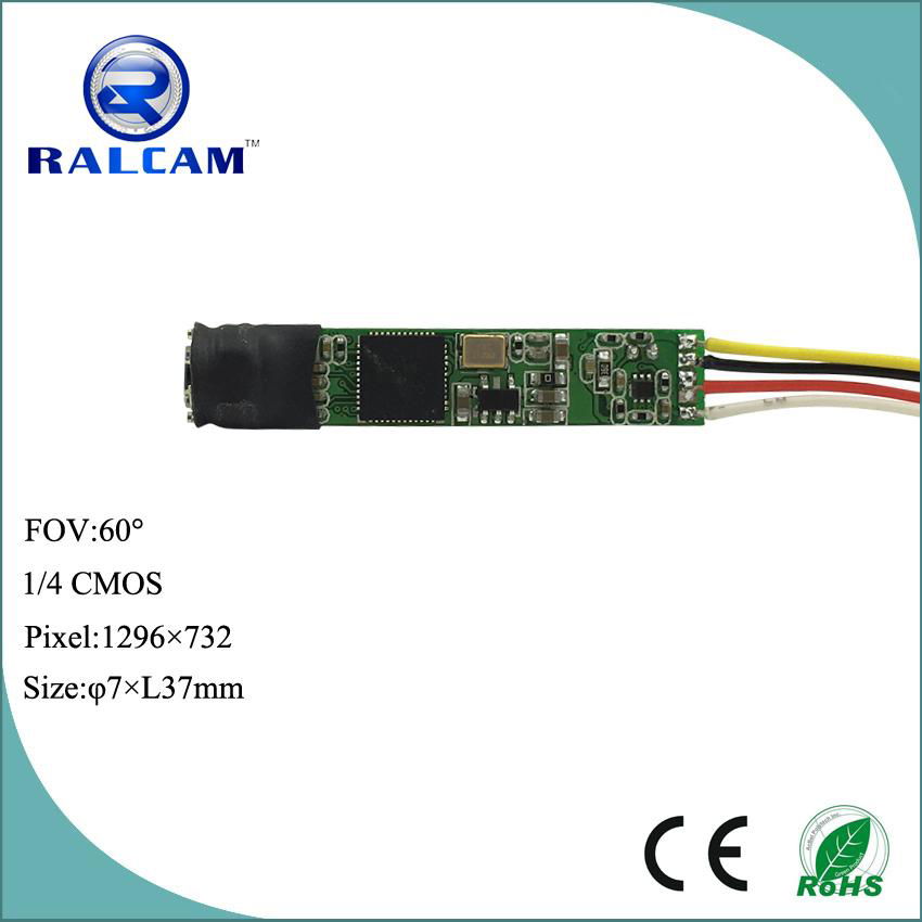 New Arrival 720P 7mm IR camera module with mini microphone for monitoring 2