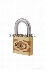 GLOBE BRASS PADLOCK