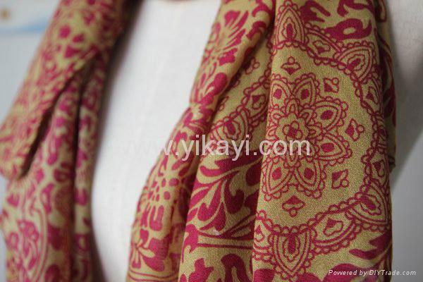 cotton/linen voile scarf 2