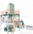 Three-layer co-extruding film blowing machine 1