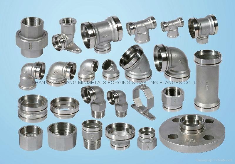 CNC machining forged stainless steel flanges