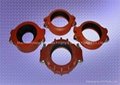 Ductile iron grooved fitting