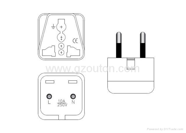 欧洲万用插头WD-9(A/B) 3