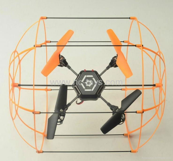 2.4G R/C UFO with wall climbing function