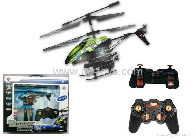 Wltoys V757 3.5ch rc helicopter built-in gyro with Bubble blowing function 2