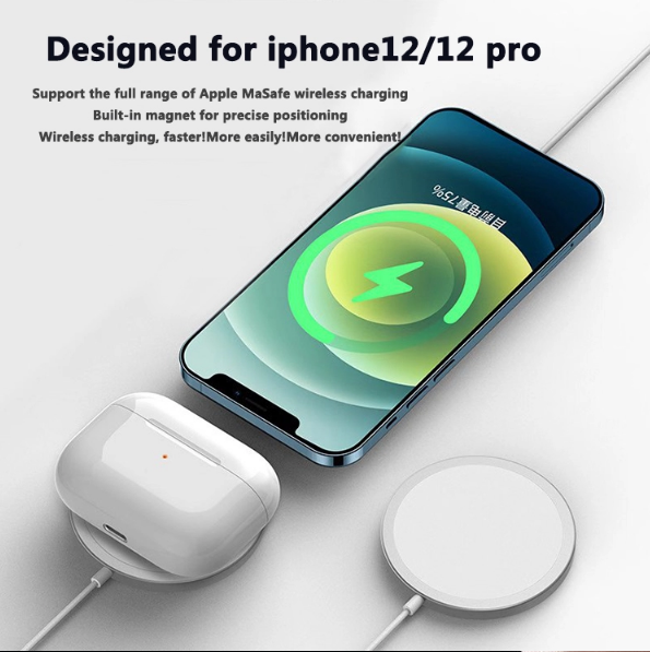 2020 Hot sale Magsafe Fast Wireless Charging 15W QI magnetic Wireless Charger 4