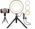 10" Ring Light with Tripod Stand - Dimmable Selfie Ring Light LED Camera Ringlig 2