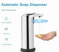 Handsfree Stainless Steel Smart Sensor Public Kitchen Household 280ml Liquid 