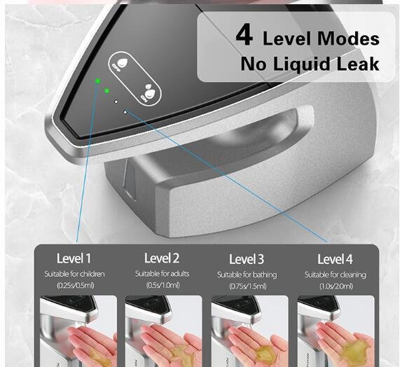 Household infrared sensor electric automatic touchless soap dispenser 7