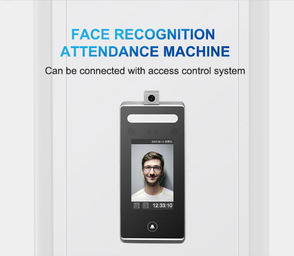 Face recognition temperature scanner disinfection attendance machine for Office  4