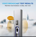 Face recognition temperature scanner disinfection attendance machine for Office 