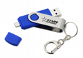 Swivel OTG USB flash drive USB stick  2.0 3.0 OTG flash drive usb for Android PC