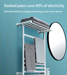 Intelligent electric heating towel rack household bathroom