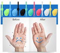 new design eco friendly slicone wristband hand sanitizer dispenser bracelet