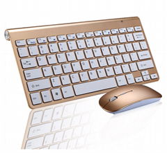 Wireless Chiclet Keyboard Mouse  Keyboard and Mouse Combo Mini Keyboard