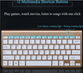 Wireless Chiclet Keyboard Mouse  Keyboard and Mouse Combo Mini Keyboard 5