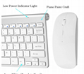 Wireless Chiclet Keyboard Mouse  Keyboard and Mouse Combo Mini Keyboard 12
