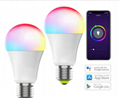 Remote Control APP Control  Wifi Light Bulb with Voice Time Group contro