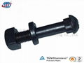 115RE Fishplate bolt gr8 Black coating 