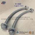 Tunnel Bolts high tensile 8.8 grade HDG coating 