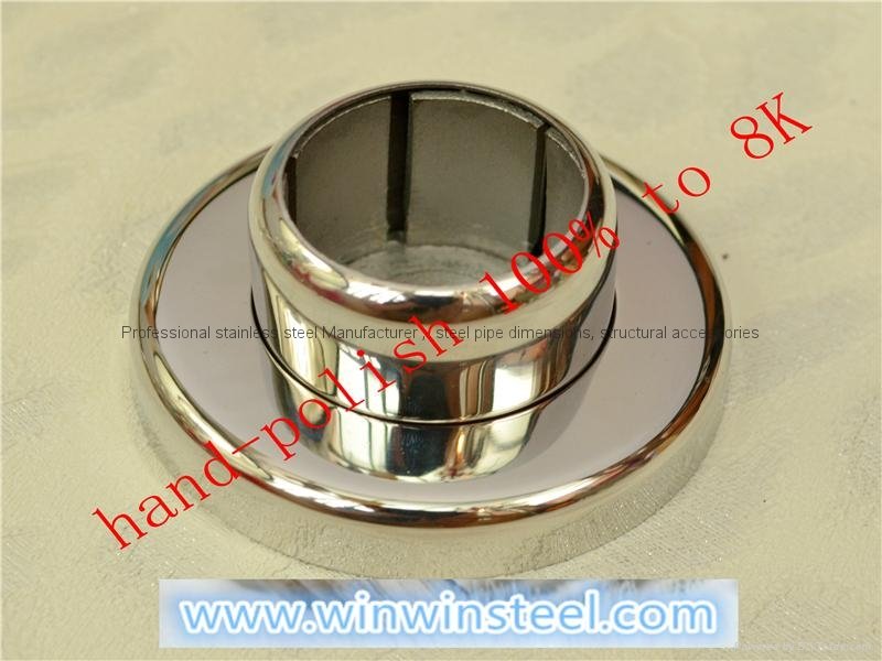 stainless steel flange for decoration basement 5