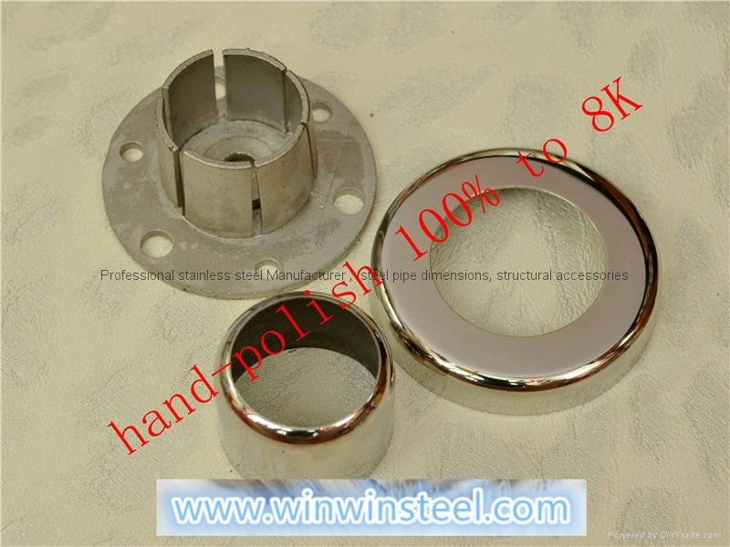 stainless steel flange for decoration basement 4