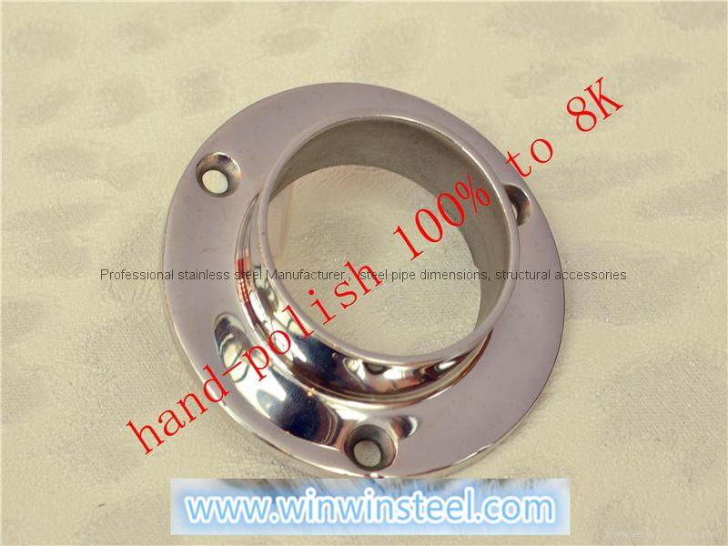 stainless steel flange for decoration basement 3