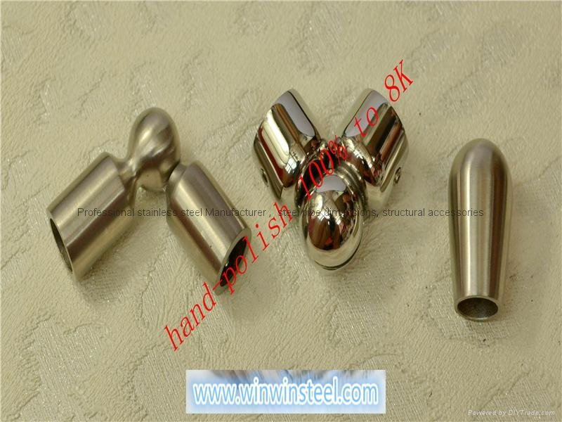 Stainless Steel Handrail End Cap 4