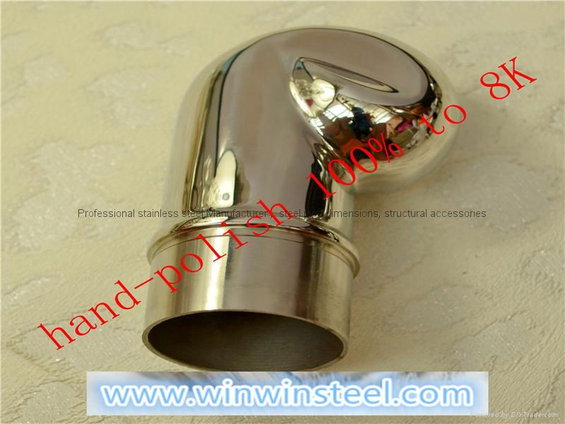 Stainless Steel Handrail End Cap 3