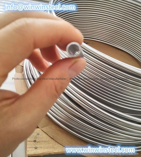 Stainless steel pipe coil