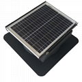 Solar Attic Exhaust Fan Ventilation Roof Mounted 1300 CFM Vent Ventilator 3