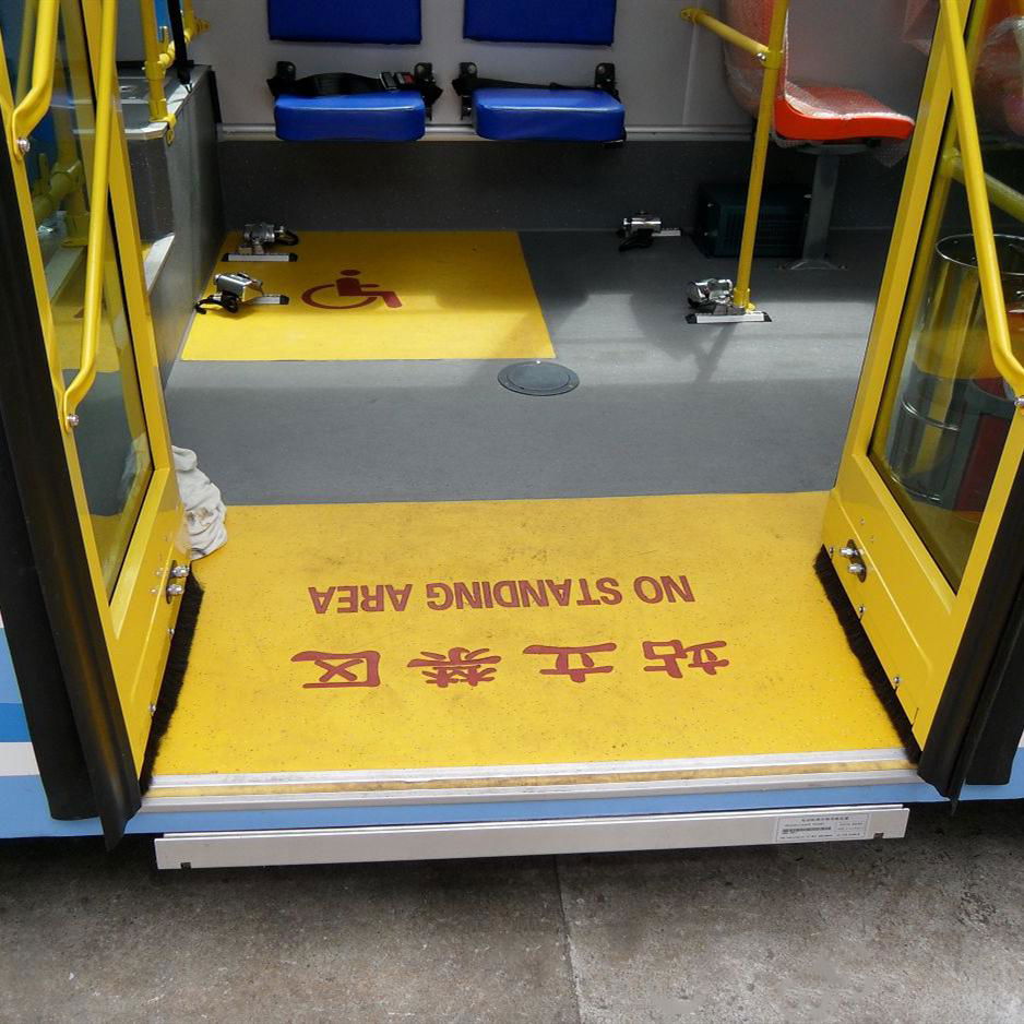 CE Certified Electric Wheelchair Ramp with Loading Capacity 350kg for City Bus 5