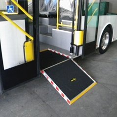 Manual Wheelchair Ramp for city bus with capacity 350kg
