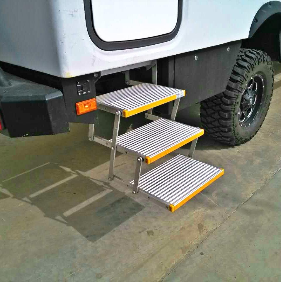 CE certified Electric Folding Step Foot Step For Motorhome 4