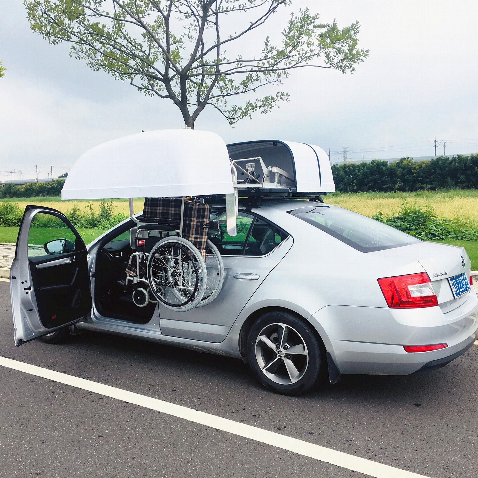 Wheelchair Car Roof Box Wheelchair Storage 2