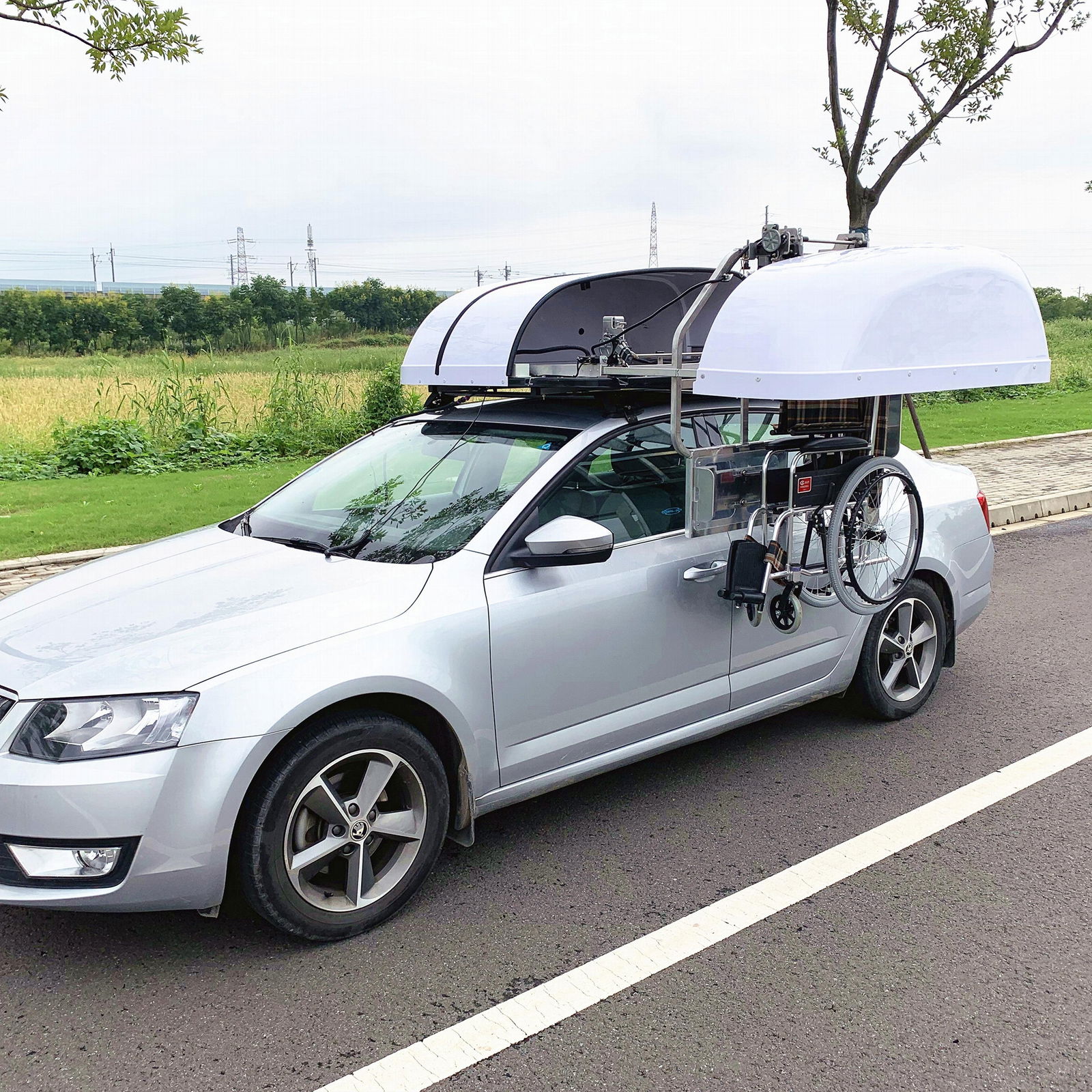 Wheelchair Car Roof Box Wheelchair Storage 3