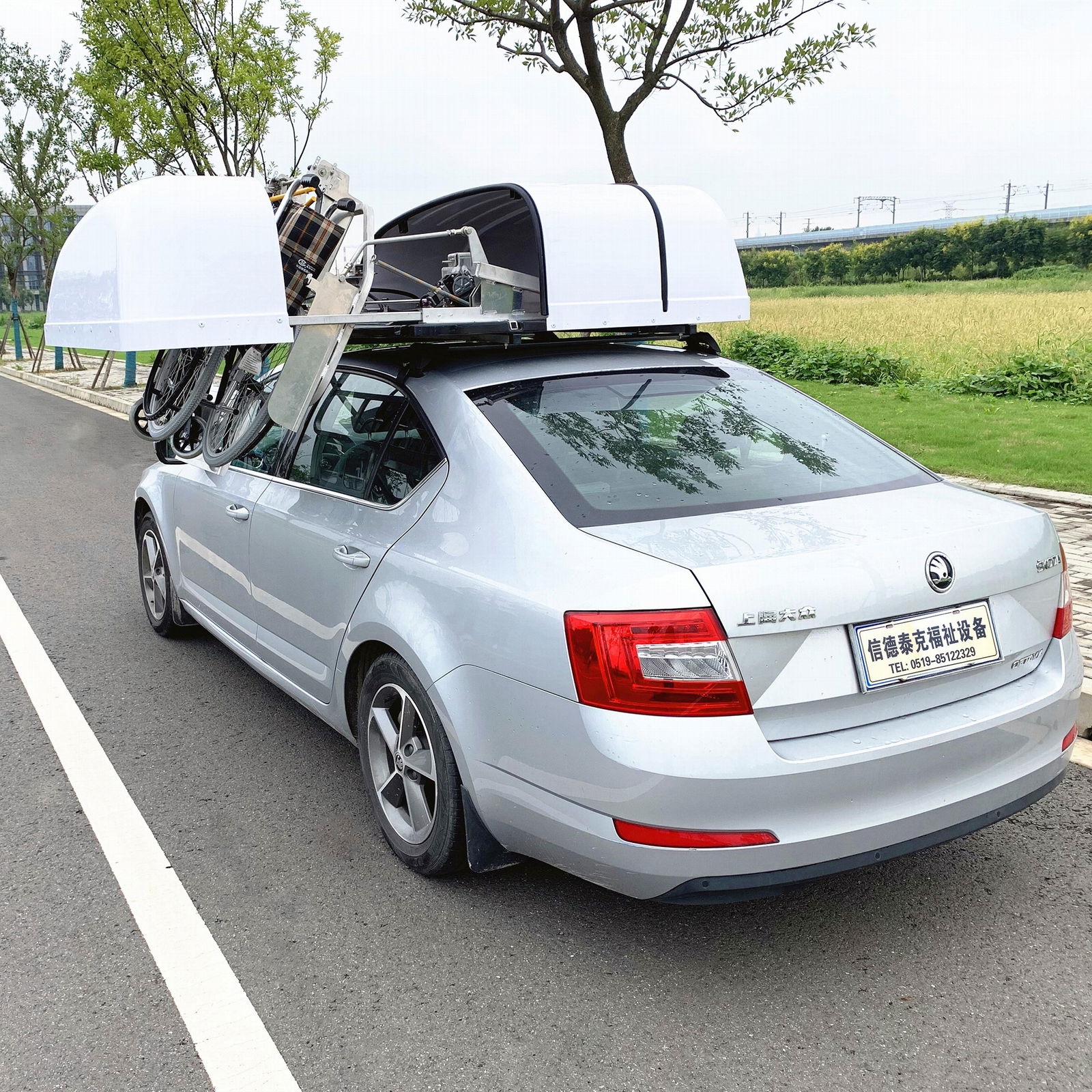 Wheelchair Car Roof Box Wheelchair Storage 4