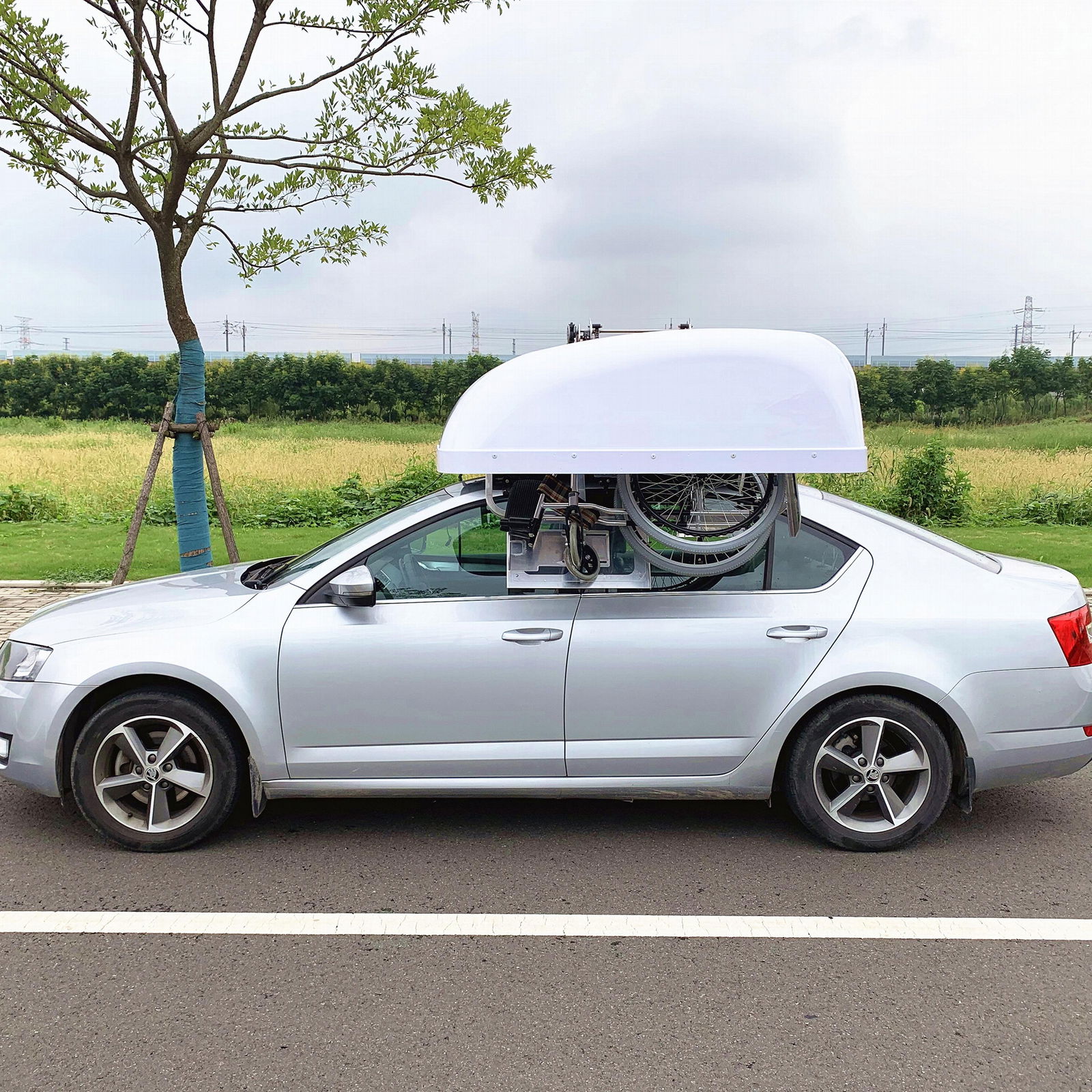 Wheelchair Car Roof Box Wheelchair Storage 5