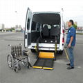 CE and EMARK certified Wheelchair Lift for van size door or rear door