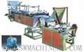 Ribbon-through Conituous-rolled Bag Making Machine