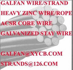 galfan steel  wire strand