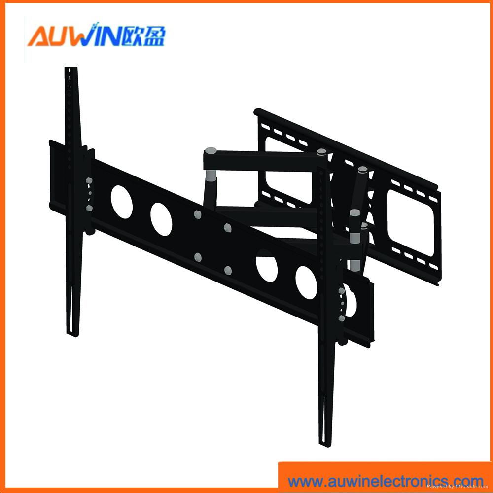 ultra slim full motion wall mount TV bracket 2