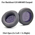 Leatherette Ear Cushions For Plantronics BackBeat GO 600 605