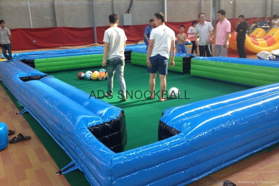 Cheap inflatable billiard field for snookball game 4