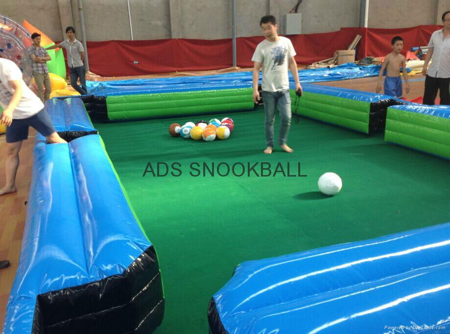 Cheap inflatable billiard field for snookball game 5