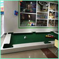 Sports playground wooden snookball table for commercial activities