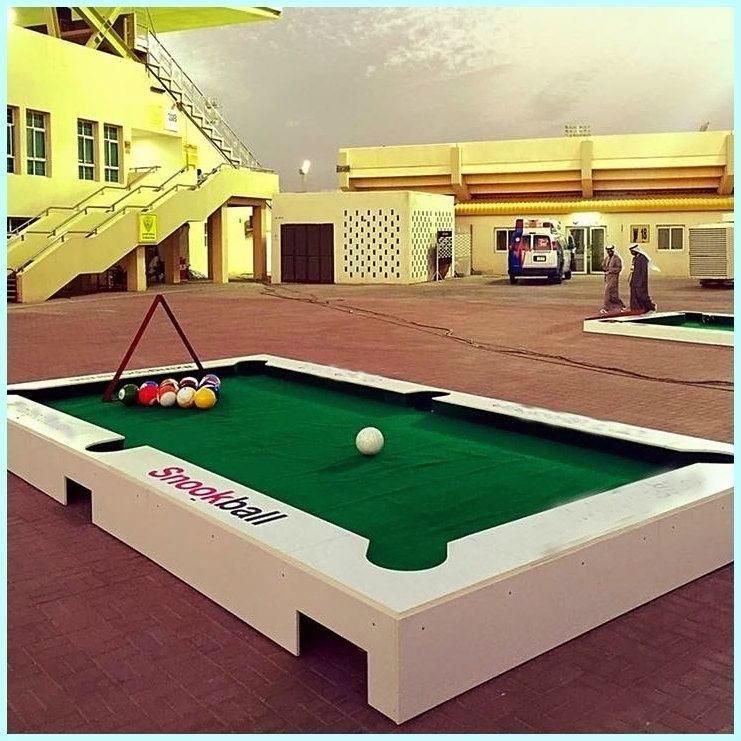 Soccer and billiards combo snookball game for exercise equipment 2