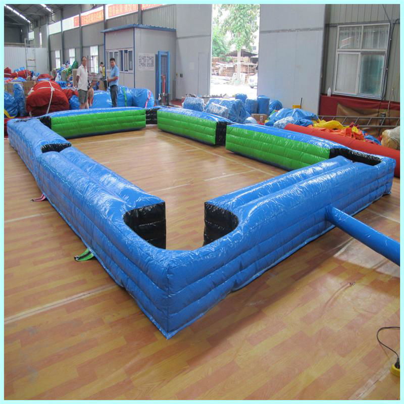 Commercial PVC Tarpaulin Inflatable snookball pool table soccer 3
