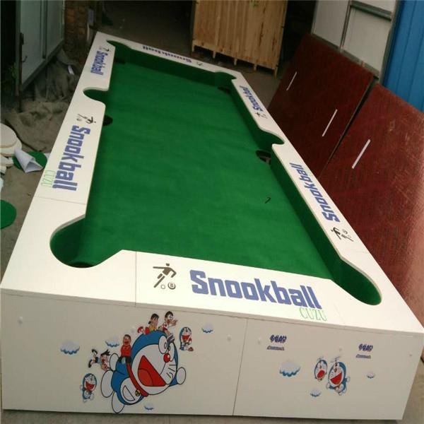 Attractive games in shopping mall snookball table game for kids 1